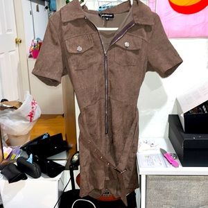 brown romper